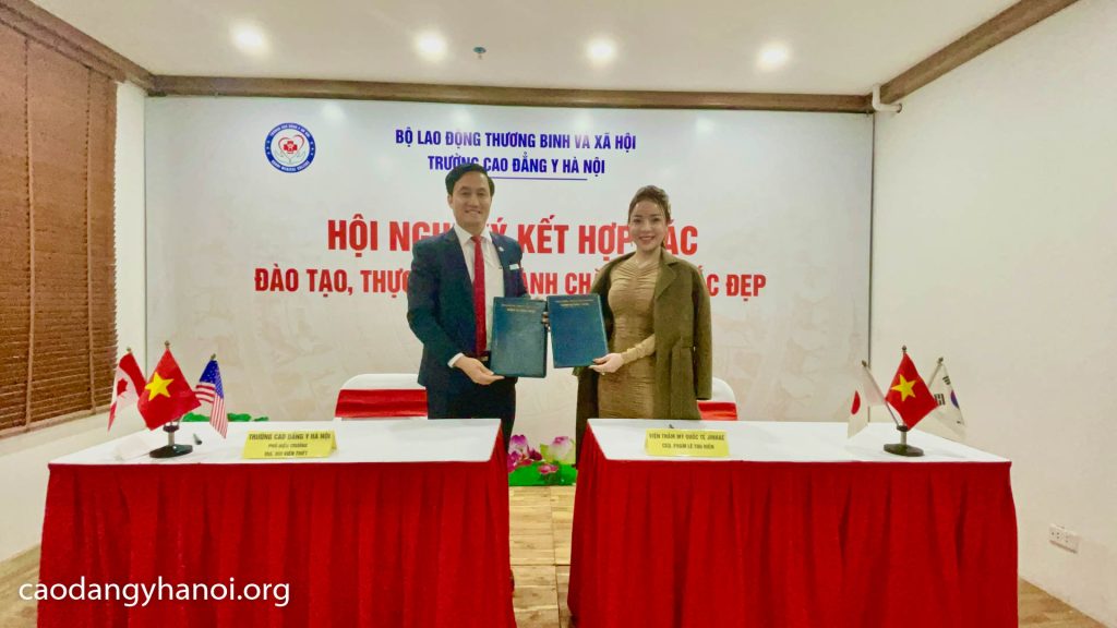caodangyhanoi.vn - trường cao đẳng y hà nội tổ chức hội nghị ký kết hợp tác đào tạo, thực hành