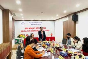 HỘI NGHỊ KÝ KẾT HỢP TÁC ĐÀO TẠO, THỰC HÀNH NGÀNH CHĂM SÓC SẮC ĐẸP