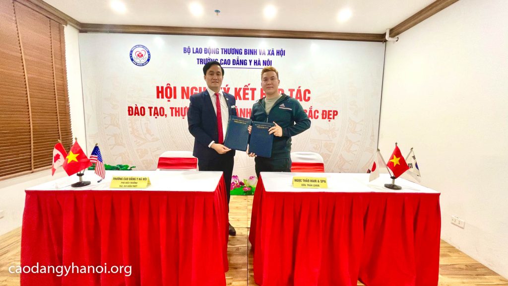 ký kết hợp tác đào tạo, thực hành với ngọc thảo hair & spa