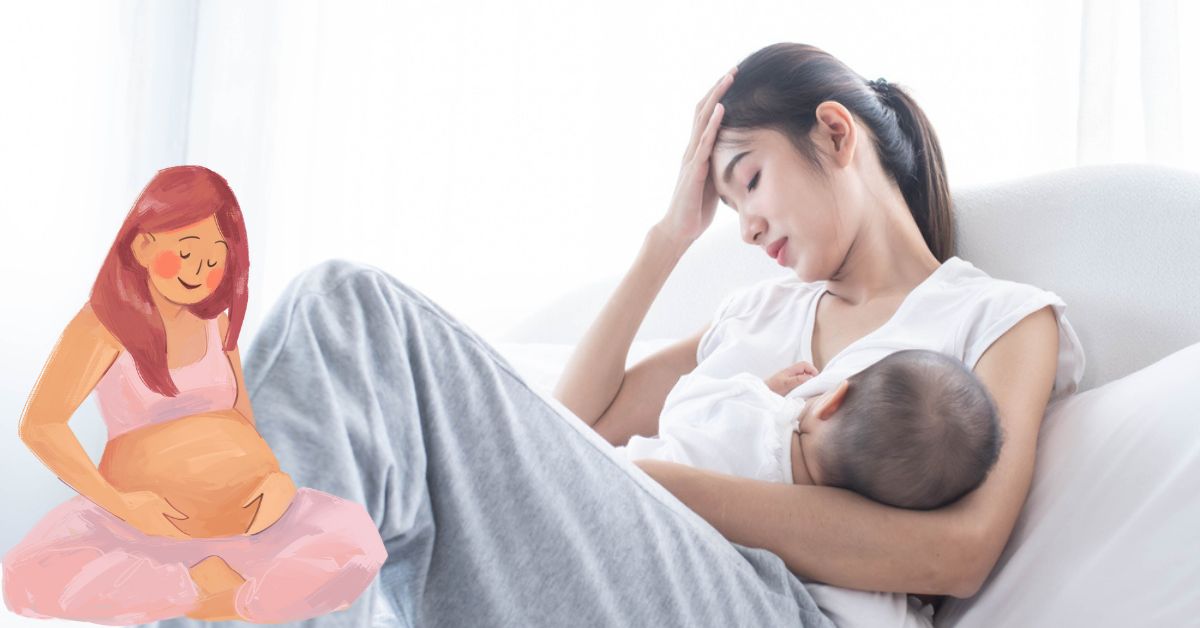 Cảm thấy mệt mỏi khi mang thai trong gian đoạn cho con bú