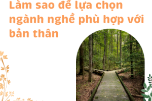 Làm sao để lựa chọn ngành nghề phù hợp với bản thân