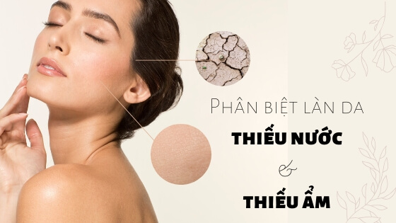 Phân biệt về da thiếu ẩm và da thiếu nước