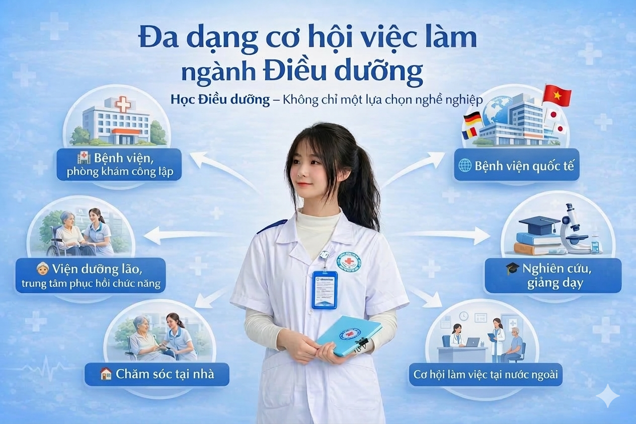 Cơ hội việc làm cho sinh viên Điều dưỡng