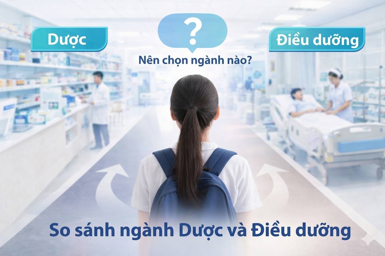 So sánh ngành Dược và Điều dưỡng